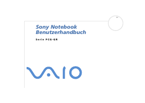Bedienungsanleitung Sony Vaio PCG-GR114EK Notebook