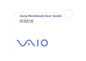 Manual Sony Vaio PCG-GRS515SP Laptop