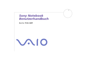 Bedienungsanleitung Sony Vaio PCG-GRT715M Notebook