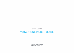 Handleiding YotaPhone 2 Mobiele telefoon