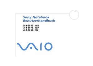 Bedienungsanleitung Sony Vaio PCG-GRX315MK Notebook
