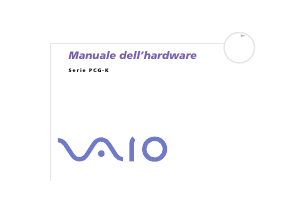 Manuale Sony Vaio PCG-K115B Notebook