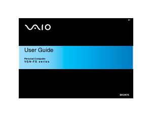 Manual Sony Vaio VGN-FE11M Laptop