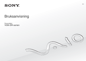 Bruksanvisning Sony Vaio VGN-SR56XN Bärbar dator
