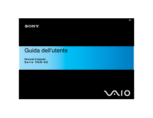 Manuale Sony Vaio VGN-SZ3XRP Notebook