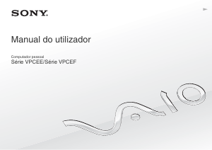 Manual Sony Vaio VPCEE3E0E/WI Computador portátil