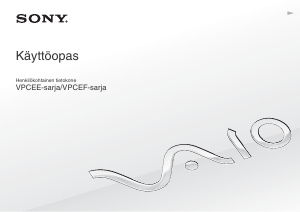 Käyttöohje Sony Vaio VPCEE3L0E/WI Kannettava tietokone