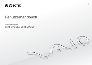 Bedienungsanleitung Sony Vaio VPCEF3E1E Notebook