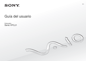 Manual de uso Sony Vaio VPCJ12L0E Portátil