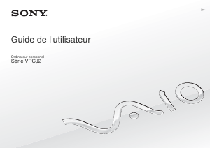 Mode d’emploi Sony Vaio VPCJ21S1E Ordinateur portable