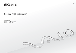 Manual de uso Sony Vaio VPCP11S1E Portátil