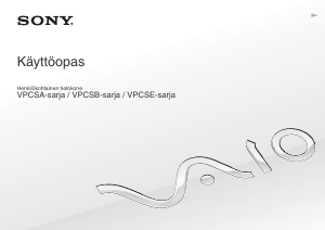 Käyttöohje Sony Vaio VPCSA4A4E Kannettava tietokone