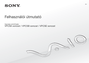 Használati útmutató Sony Vaio VPCSB3C5E Laptop