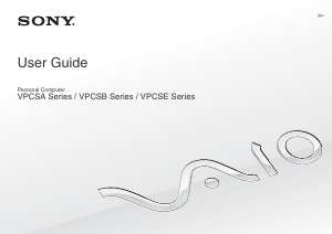 Manual Sony Vaio VPCSE1B9E Laptop