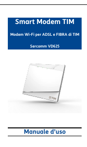 Manuale Sercomm VD625 (Telecom Italia) Router
