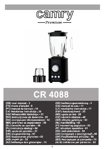 Manual Camry CR 4088 Blender