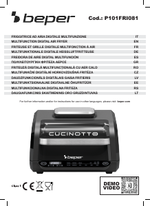 Handleiding Beper P101FRI081 Cucinotto Friteuse