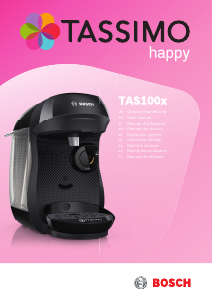 Mode d’emploi Bosch TAS1002NV Tassimo Happy Cafetière