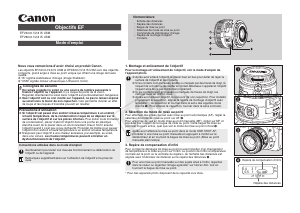 Mode d’emploi Canon EF 28mm f/2.8 IS USM Objectif