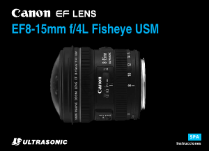 Manual de uso Canon EF 8-15mm f/4L Fisheye USM Objetivo