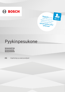 Käyttöohje Bosch WGG244ZTSN Pesukone
