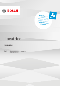 Manuale Bosch WAN282E8II Lavatrice