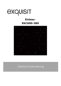 Bedienungsanleitung Exquisit EKC 600-380 Kochfeld