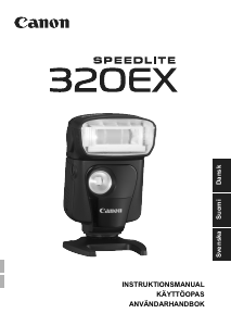 Brugsanvisning Canon Speedlite 320EX Blitz