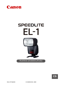 Manuál Canon Speedlite EL-1 Blesk