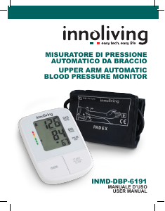Manuale Innoliving INMD-DBP-6191 Misuratore di pressione