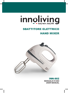Manuale Innoliving INN-882 Sbattitore