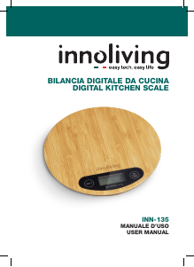 Manuale Innoliving INN-135 Bilancia da cucina