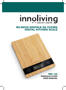 Manuale Innoliving INN-136 Bilancia da cucina