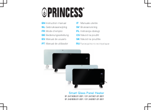 Bedienungsanleitung Princess 342000 Smart Glass Heizgerät
