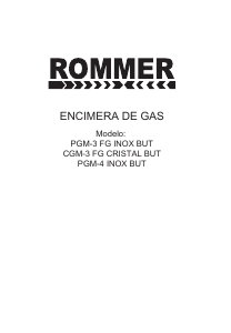 Manual de uso Rommer PGM-4 Placa