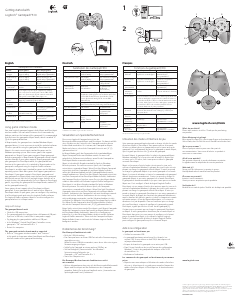 Manuale Logitech F310 Gamepad