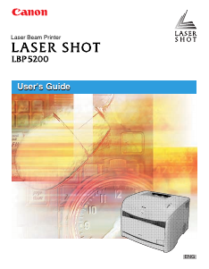 Manual Canon i-SENSYS LBP5200 Printer