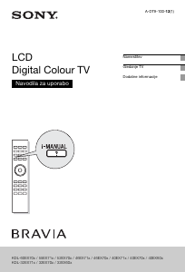 Priročnik Sony Bravia KDL-40EX700 LCD-televizor