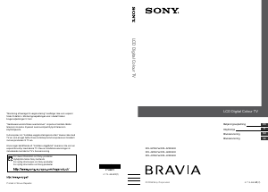Bruksanvisning Sony Bravia KDL-40W4720 LCD-TV