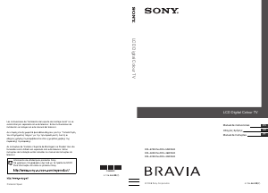 Manual de uso Sony Bravia KDL-40W4730 Televisor de LCD