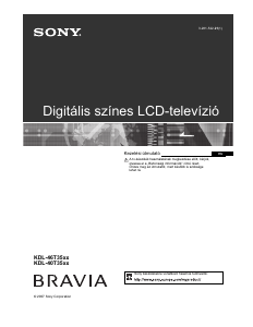 Használati útmutató Sony Bravia KDL-46T3500 LCD-televízió