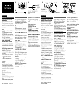 Manuale Sony SA-WD200 Subwoofer