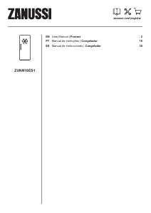 Manual Zanussi ZUNN18ES1 Congelador