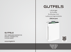 Bedienungsanleitung Gutfels LR67015we Luftreiniger