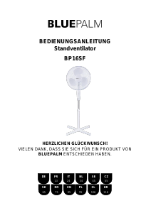 Mode d’emploi Bluepalm BP16SF Ventilateur