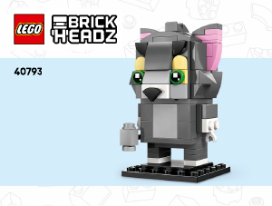 Bedienungsanleitung Lego set 40793 Brickheadz Tom & Jerry Figuren