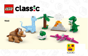Brugsanvisning Lego set 11041 Classic Kreative dinosaurer