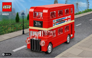 Manual Lego set 40220 Creator Autobuz londonez