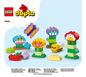 Manual Lego set 10444 Duplo Grădină și flori creative