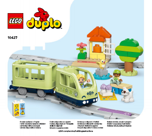 Manual Lego set 10427 Duplo Tren de aventură interactiv